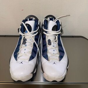 Jordan 6 Rings Team Royal 2016 Blue Black White size 10